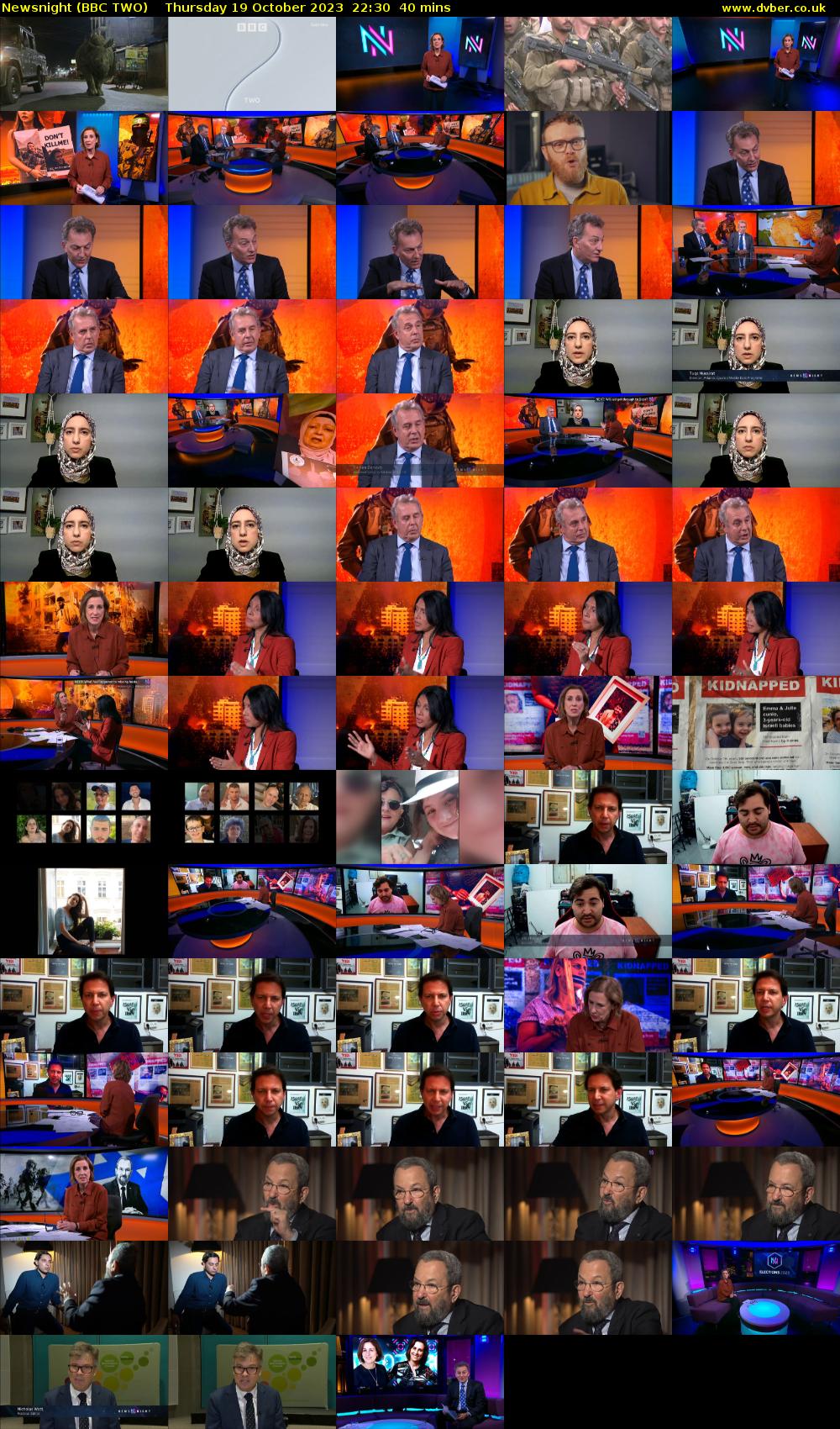 Newsnight (BBC TWO) Thursday 19 October 2023 22:30 - 23:10