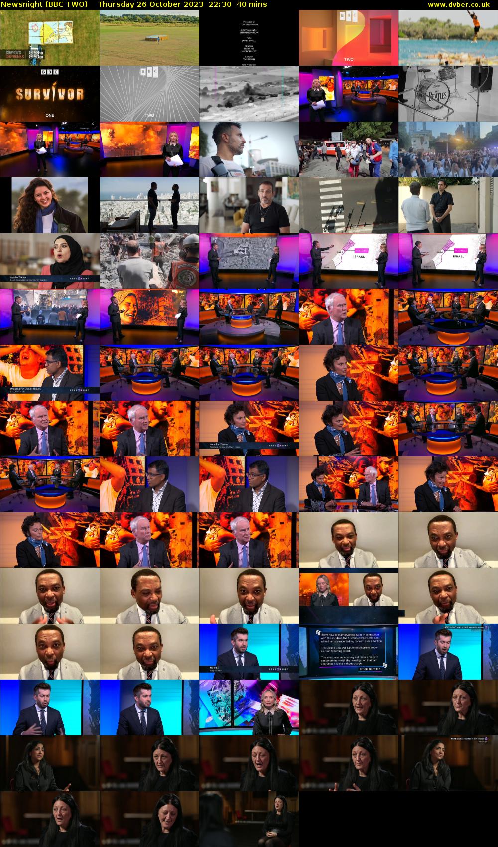 Newsnight (BBC TWO) Thursday 26 October 2023 22:30 - 23:10