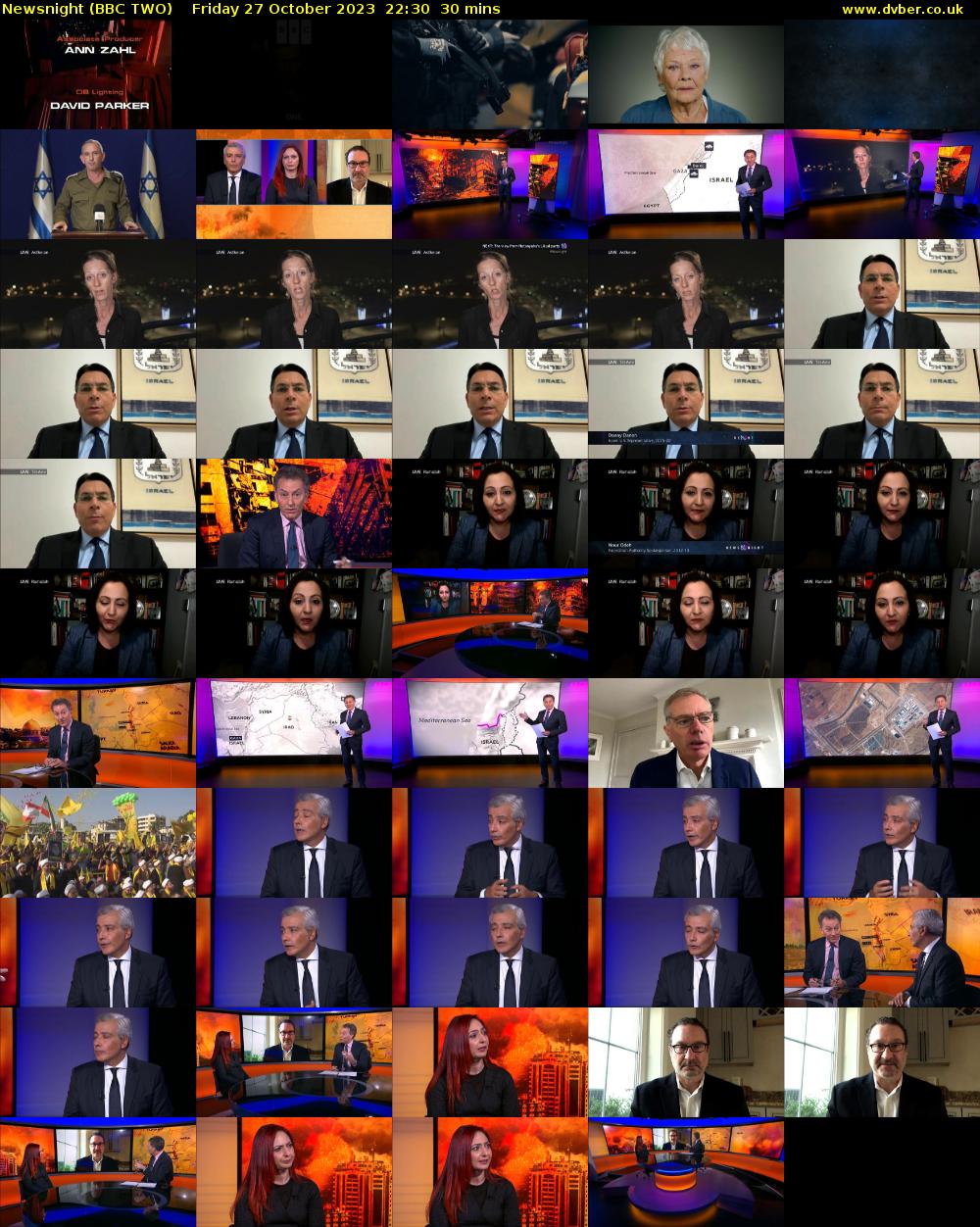Newsnight (BBC TWO) Friday 27 October 2023 22:30 - 23:00
