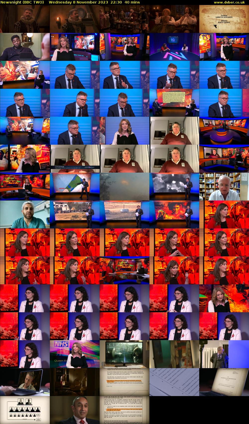 Newsnight (BBC TWO) Wednesday 8 November 2023 22:30 - 23:10