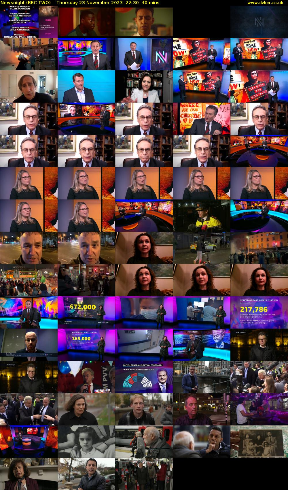 Newsnight (BBC TWO) Thursday 23 November 2023 22:30 - 23:10