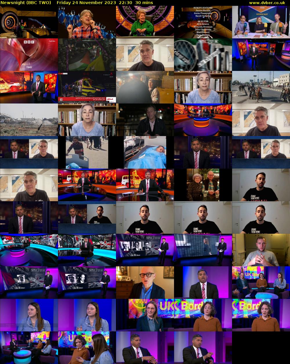 Newsnight (BBC TWO) Friday 24 November 2023 22:30 - 23:00
