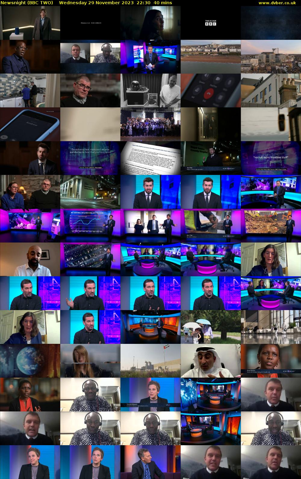 Newsnight (BBC TWO) Wednesday 29 November 2023 22:30 - 23:10