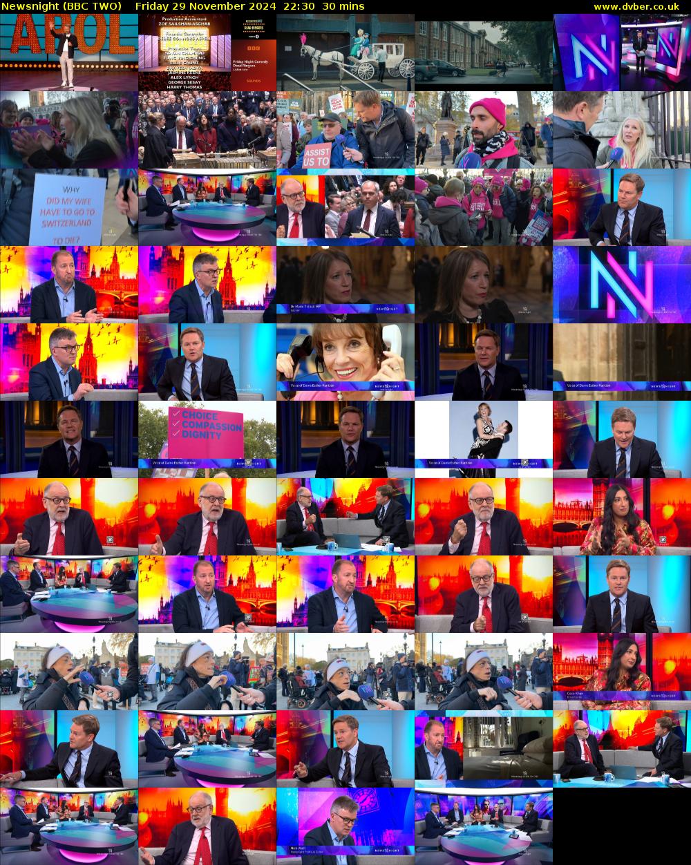 Newsnight (BBC TWO) Friday 29 November 2024 22:30 - 23:00