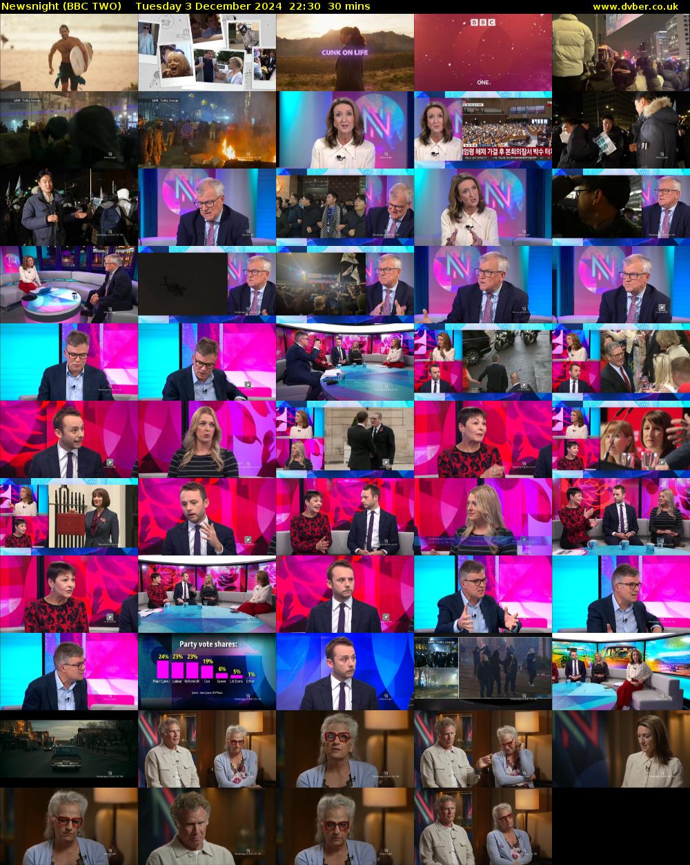 Newsnight (BBC TWO) Tuesday 3 December 2024 22:30 - 23:00