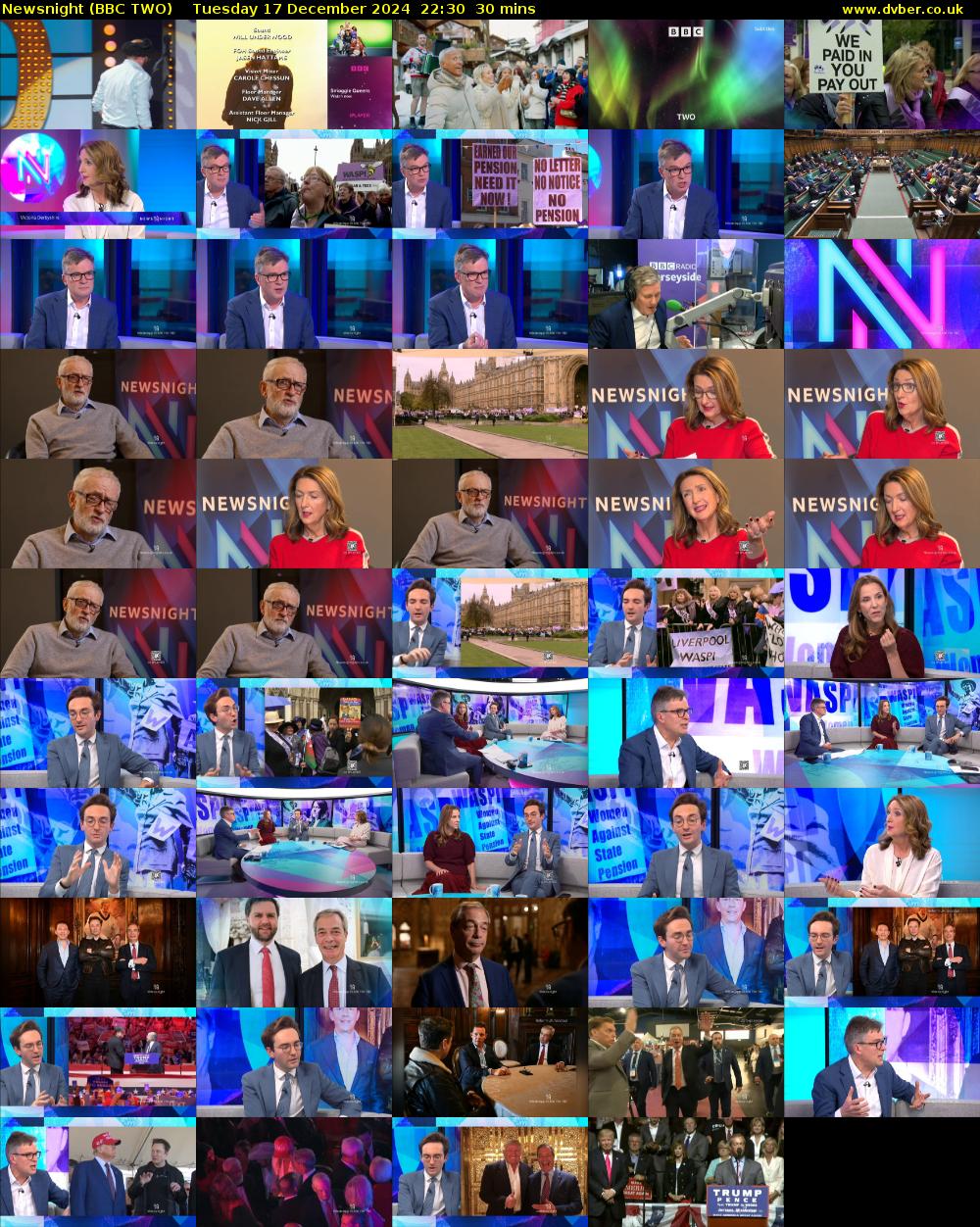 Newsnight (BBC TWO) Tuesday 17 December 2024 22:30 - 23:00