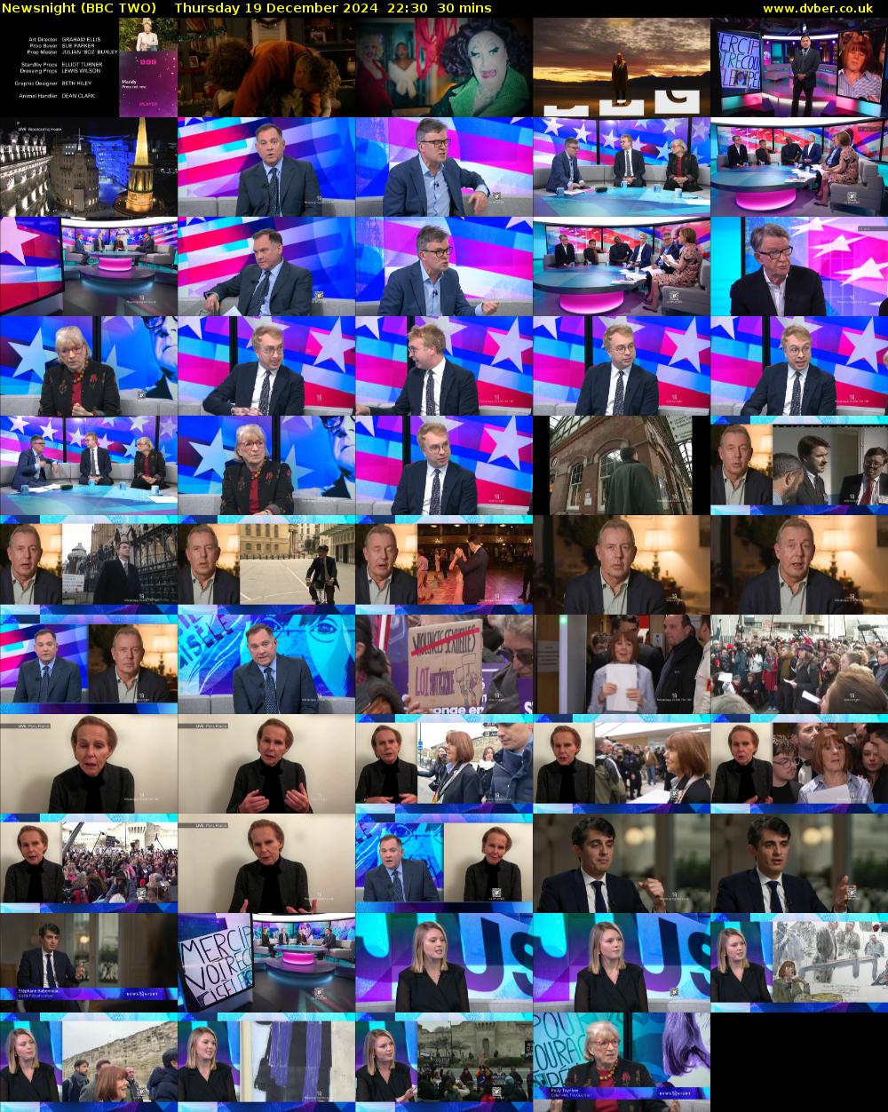 Newsnight (BBC TWO) Thursday 19 December 2024 22:30 - 23:00