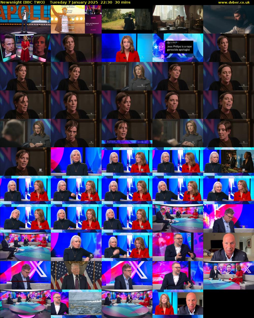 Newsnight (BBC TWO) Tuesday 7 January 2025 22:30 - 23:00