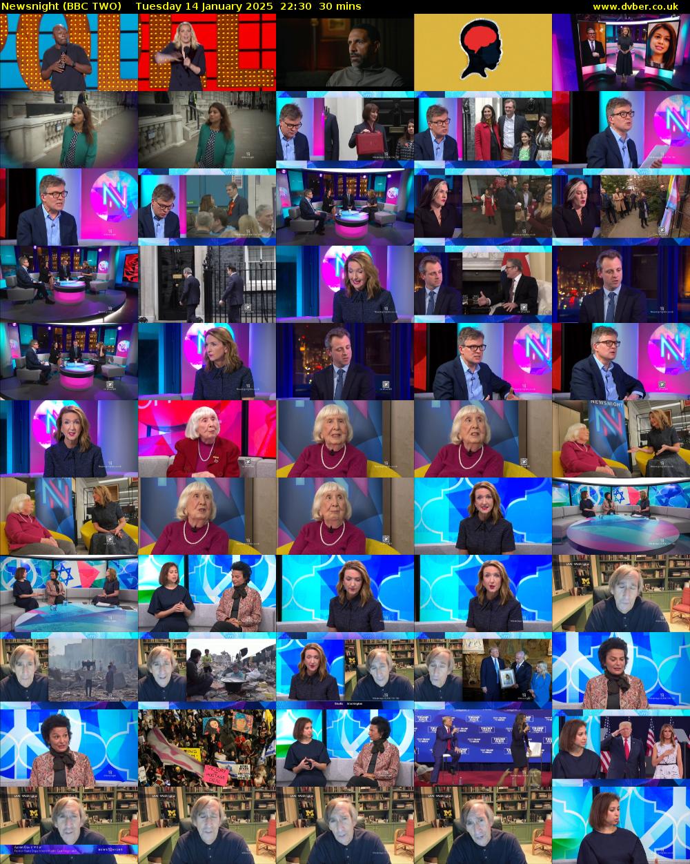 Newsnight (BBC TWO) Tuesday 14 January 2025 22:30 - 23:00