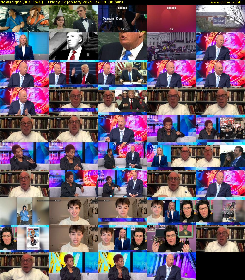 Newsnight (BBC TWO) Friday 17 January 2025 22:30 - 23:00