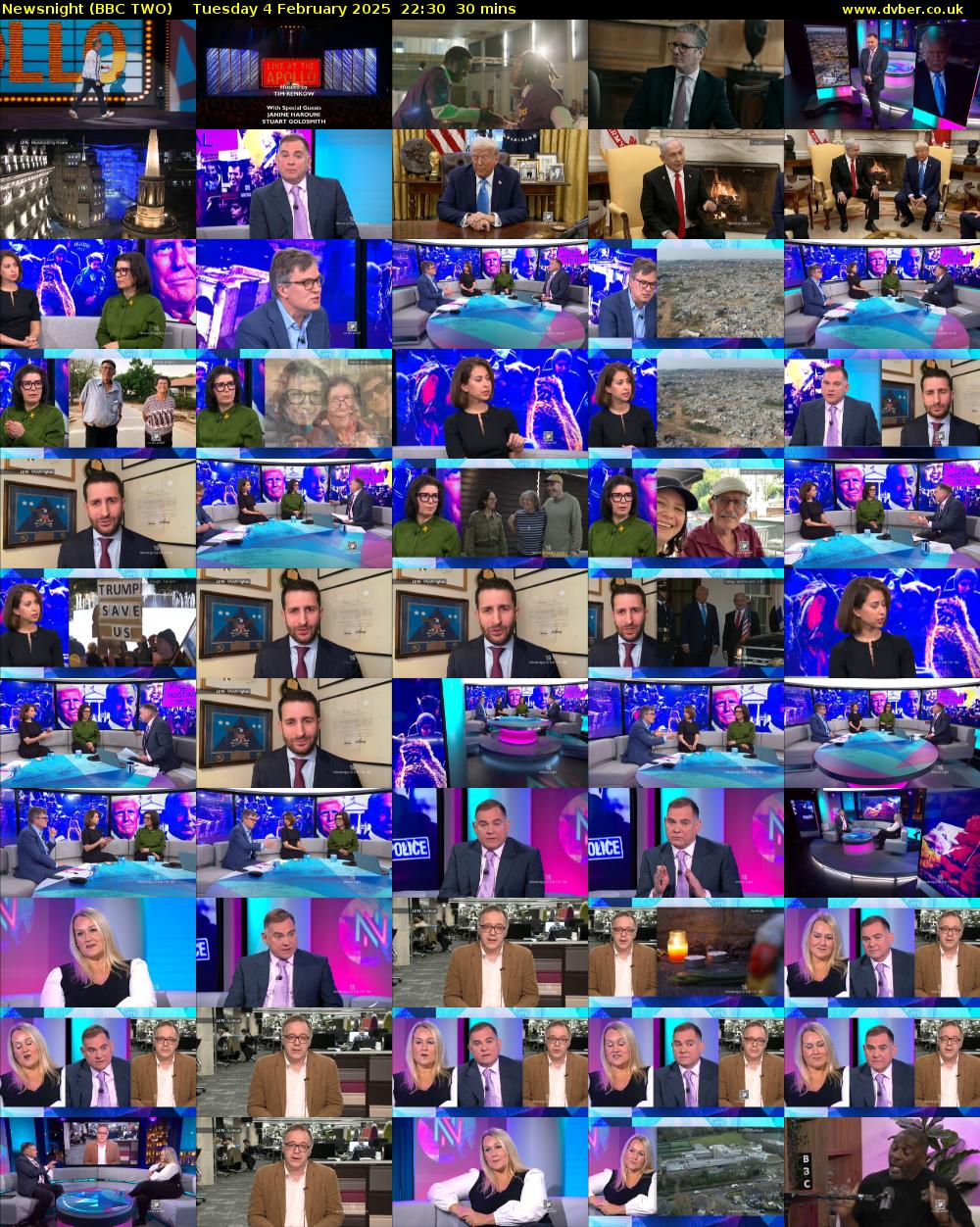 Newsnight (BBC TWO) Tuesday 4 February 2025 22:30 - 23:00