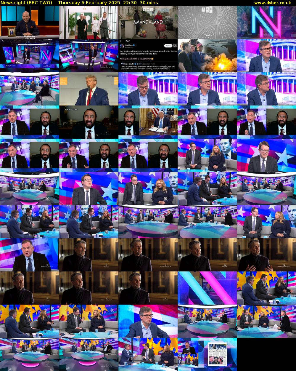 Newsnight (BBC TWO) Thursday 6 February 2025 22:30 - 23:00