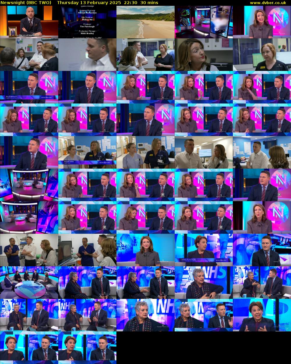 Newsnight (BBC TWO) Thursday 13 February 2025 22:30 - 23:00