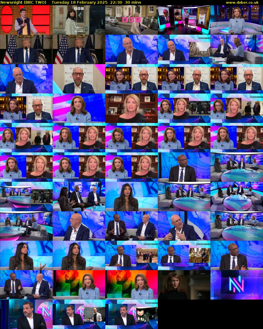 Newsnight (BBC TWO) Tuesday 18 February 2025 22:30 - 23:00