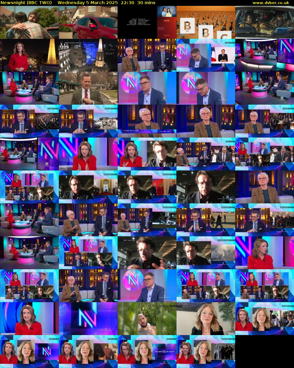 Newsnight (BBC TWO) Wednesday 5 March 2025 22:30 - 23:00