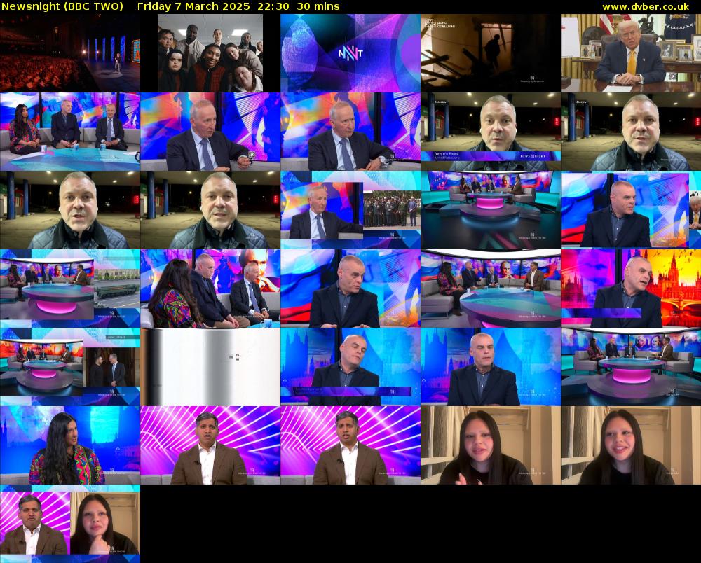 Newsnight (BBC TWO) Friday 7 March 2025 22:30 - 23:00