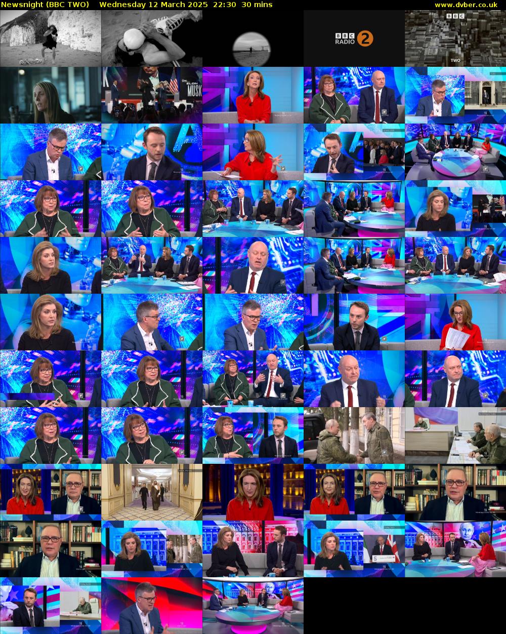 Newsnight (BBC TWO) Wednesday 12 March 2025 22:30 - 23:00