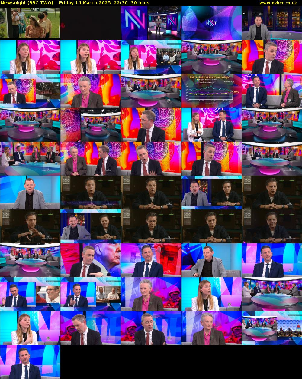 Newsnight (BBC TWO) Friday 14 March 2025 22:30 - 23:00