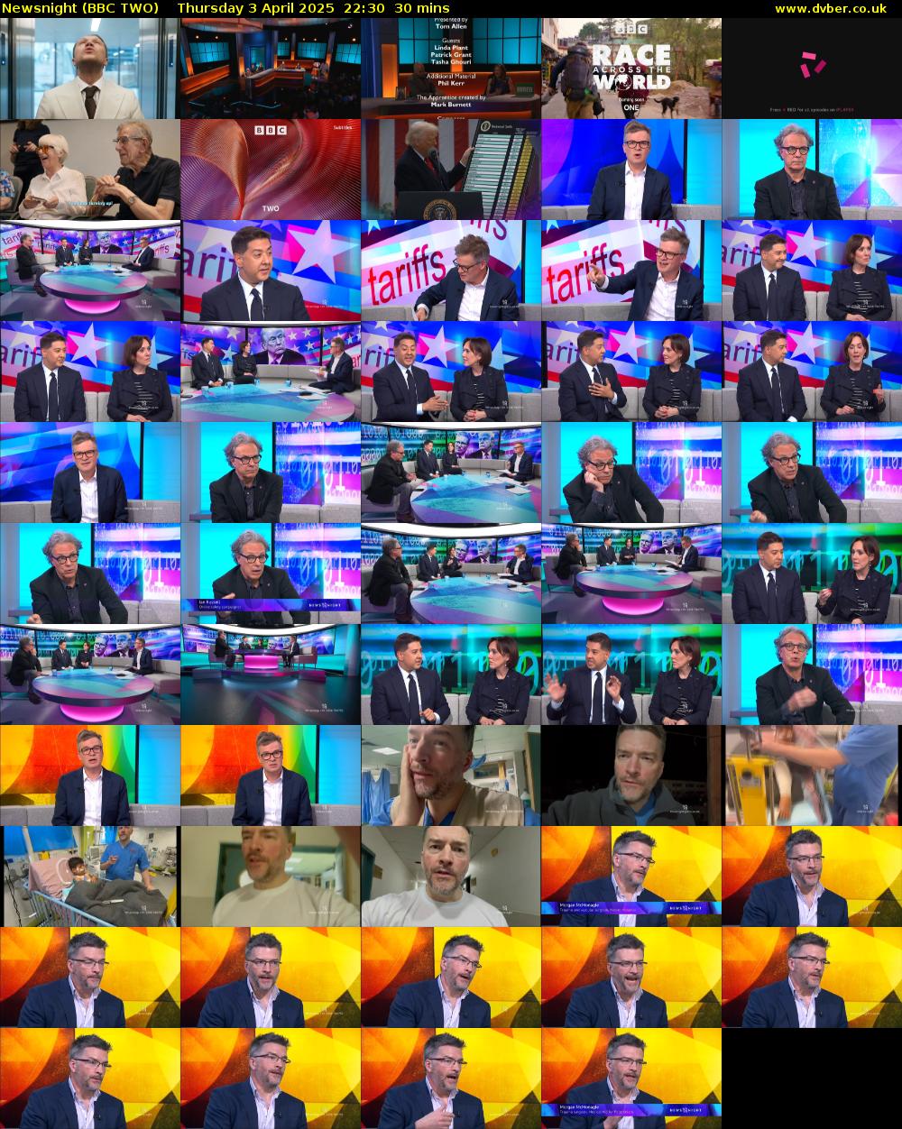 Newsnight (BBC TWO) Thursday 3 April 2025 22:30 - 23:00