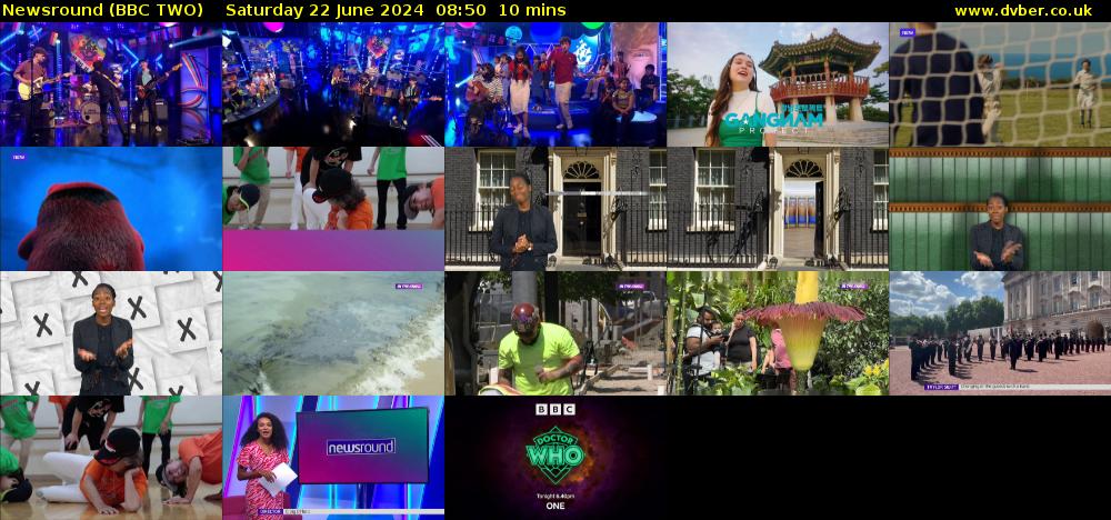 Newsround (BBC TWO) Saturday 22 June 2024 08:50 - 09:00