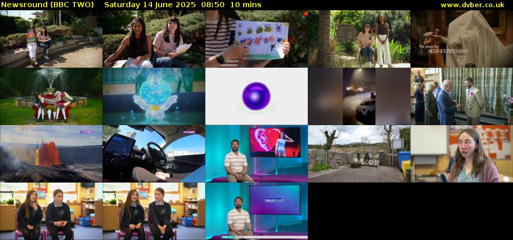 Newsround (BBC TWO) Saturday 14 June 2025 08:50 - 09:00