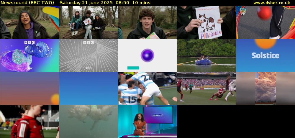 Newsround (BBC TWO) Saturday 21 June 2025 08:50 - 09:00
