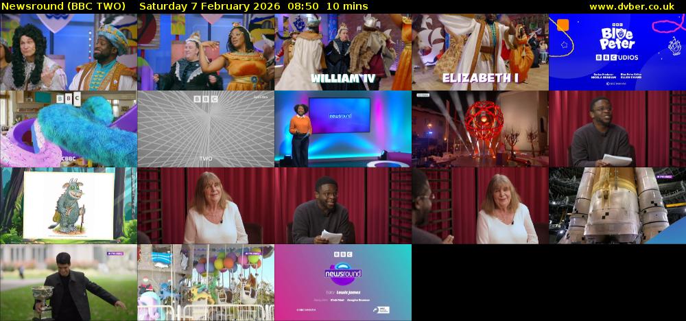 Newsround (BBC TWO) Saturday 7 February 2026 08:50 - 09:00