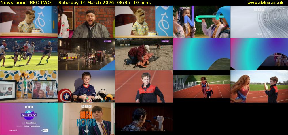 Newsround (BBC TWO) Saturday 14 March 2026 08:35 - 08:45