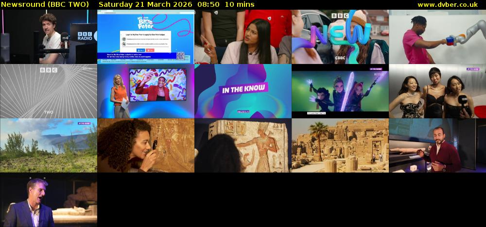 Newsround (BBC TWO) Saturday 21 March 2026 08:50 - 09:00