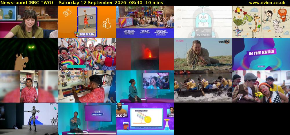 Newsround (BBC TWO) Saturday 12 September 2026 08:40 - 08:50