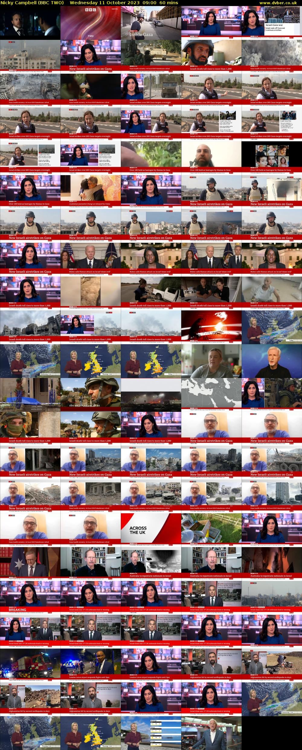 Nicky Campbell (BBC TWO) Wednesday 11 October 2023 09:00 - 10:00