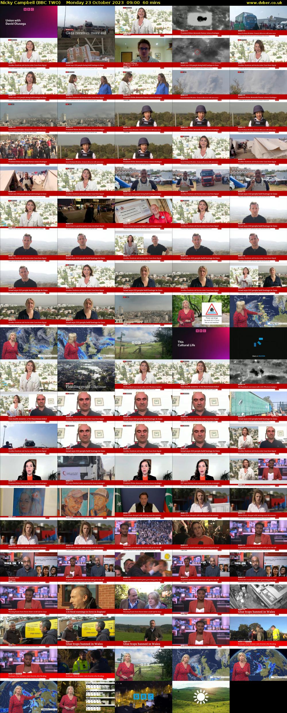 Nicky Campbell (BBC TWO) Monday 23 October 2023 09:00 - 10:00