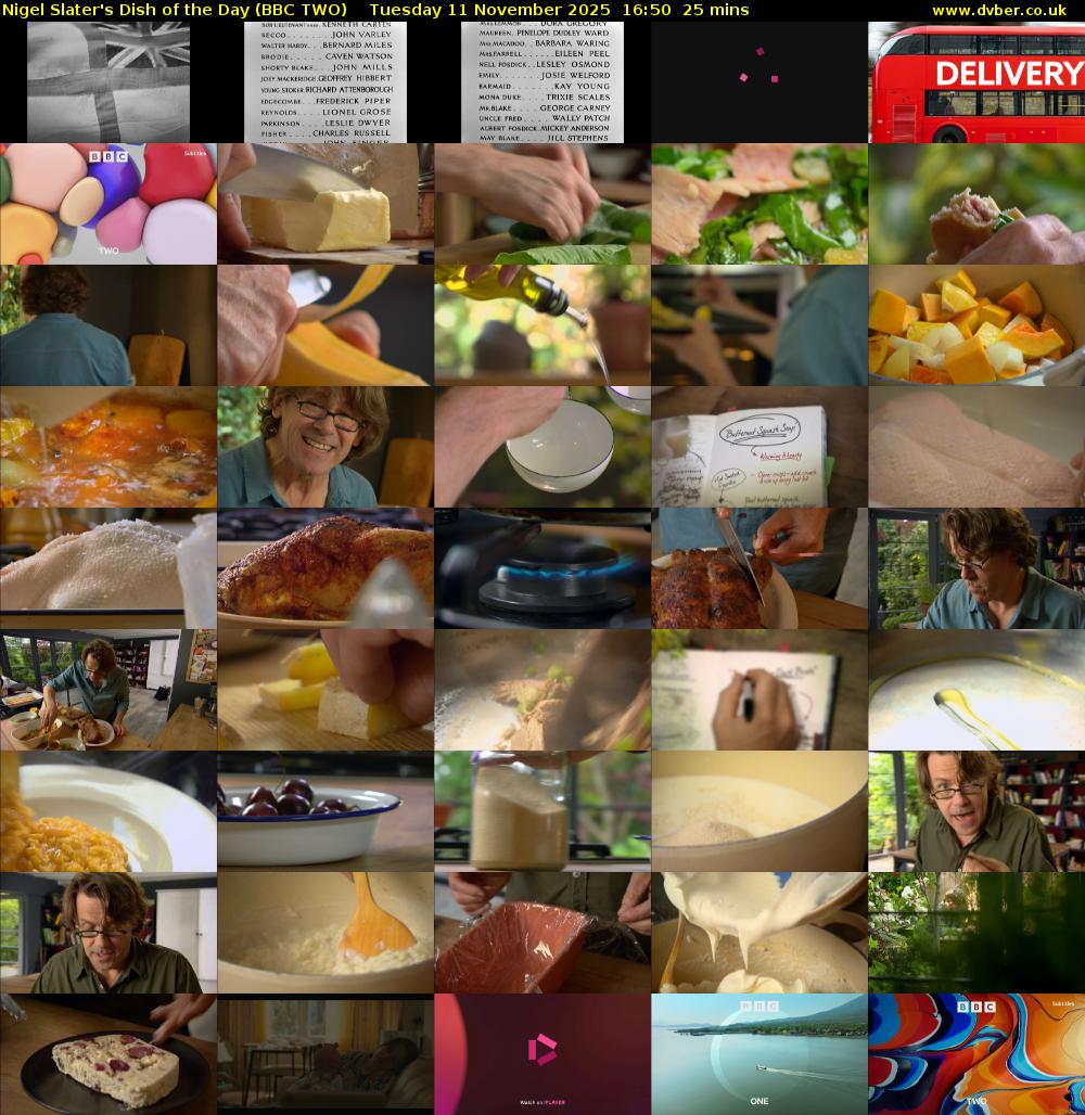 Nigel Slater's Dish of the Day (BBC TWO) Tuesday 11 November 2025 16:50 - 17:15