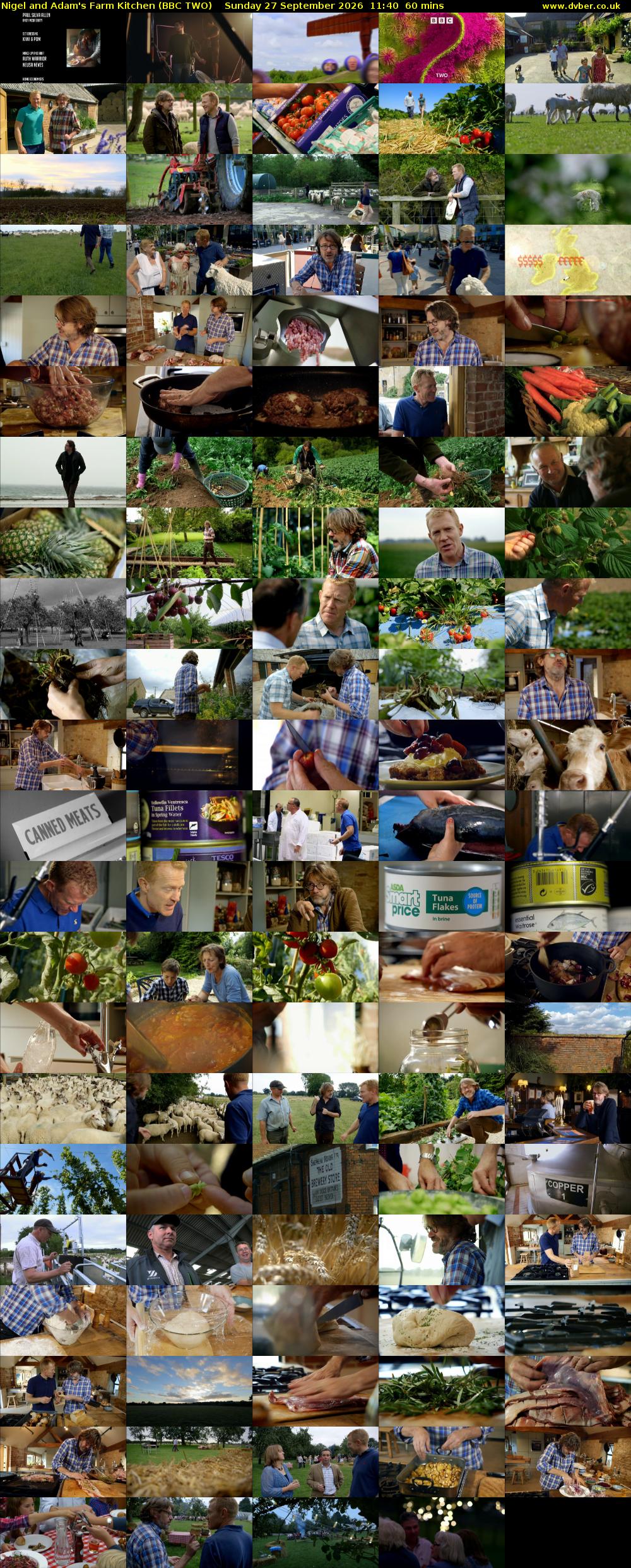 Nigel and Adam's Farm Kitchen (BBC TWO) Sunday 27 September 2026 11:40 - 12:40