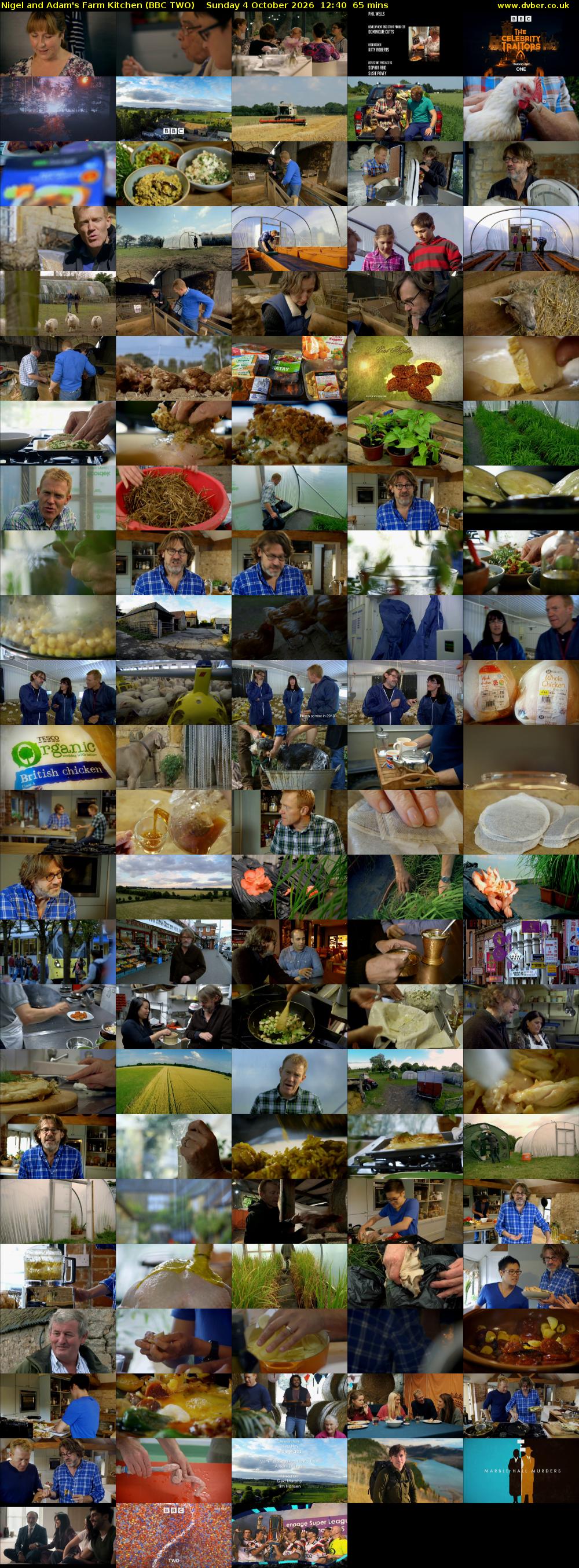 Nigel and Adam's Farm Kitchen (BBC TWO) Sunday 4 October 2026 12:40 - 13:45