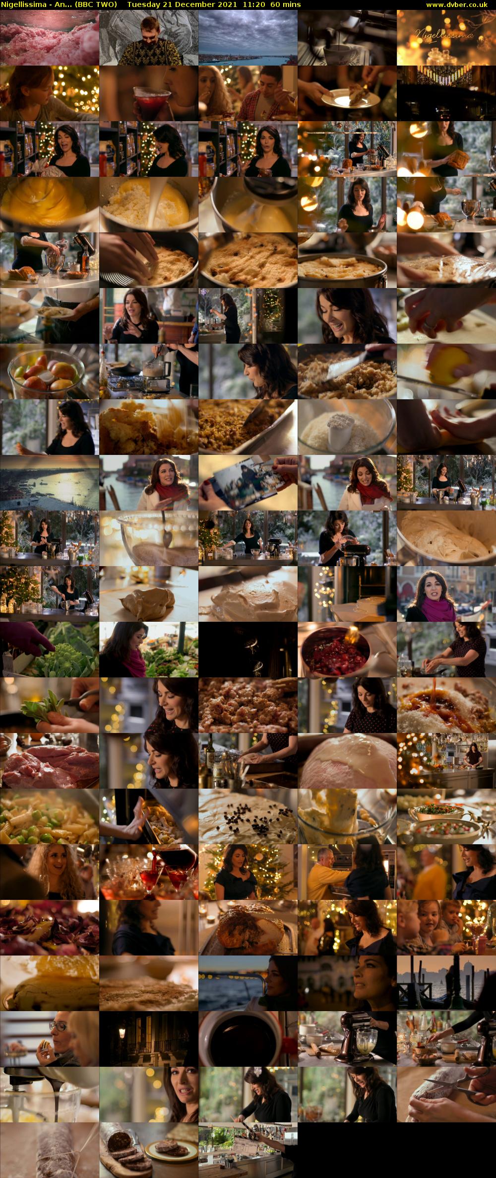 Nigellissima - An... (BBC TWO) Tuesday 21 December 2021 11:20 - 12:20