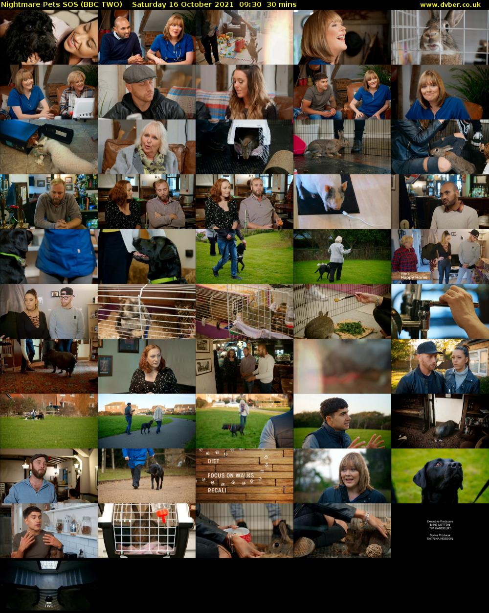 Nightmare Pets SOS (BBC TWO) Saturday 16 October 2021 09:30 - 10:00
