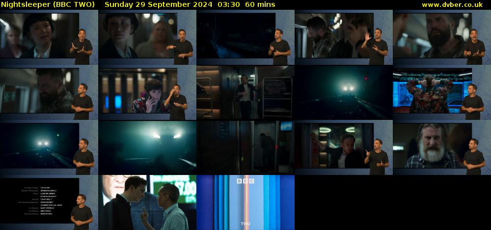 Nightsleeper (BBC TWO) Sunday 29 September 2024 03:30 - 04:30