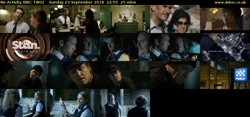 No Activity (BBC TWO) Sunday 23 September 2018 22:55 - 23:20