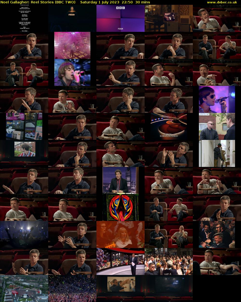 Noel Gallagher: Reel Stories (BBC TWO) Saturday 1 July 2023 22:50 - 23:20