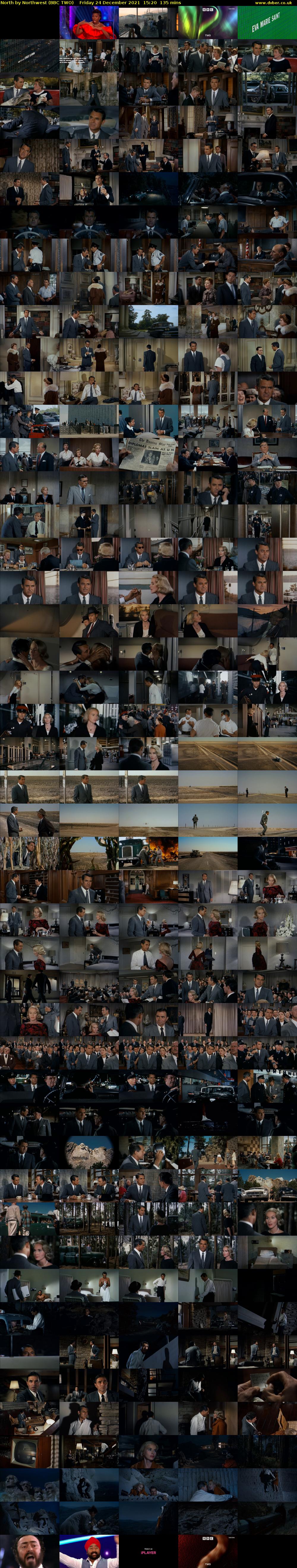 North by Northwest (BBC TWO) Friday 24 December 2021 15:20 - 17:35