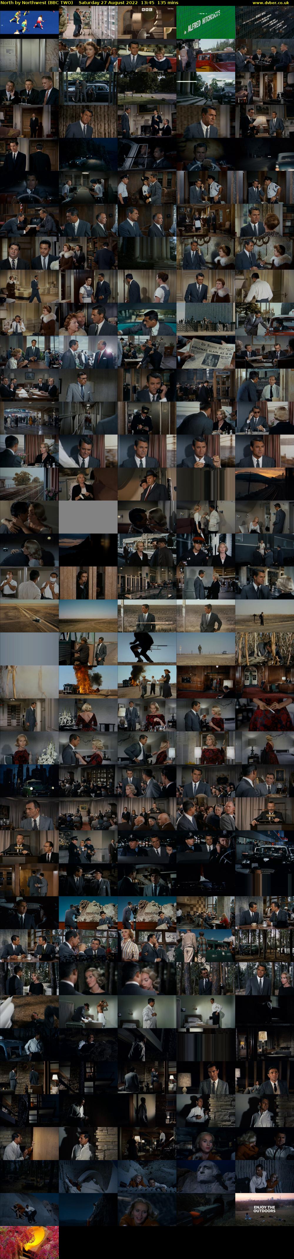 North by Northwest (BBC TWO) Saturday 27 August 2022 13:45 - 16:00