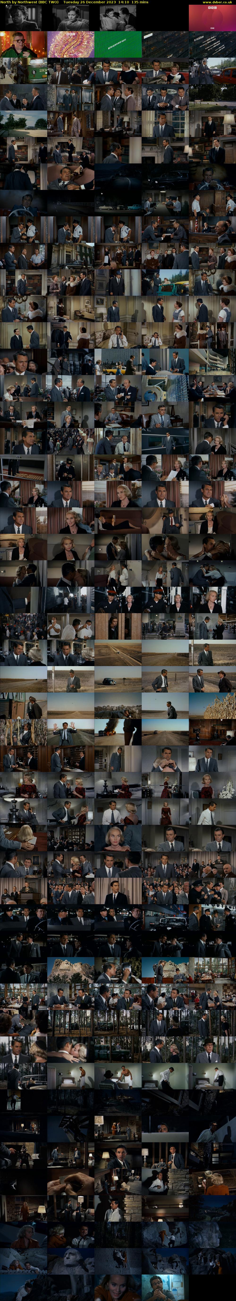 North by Northwest (BBC TWO) Tuesday 26 December 2023 14:10 - 16:25