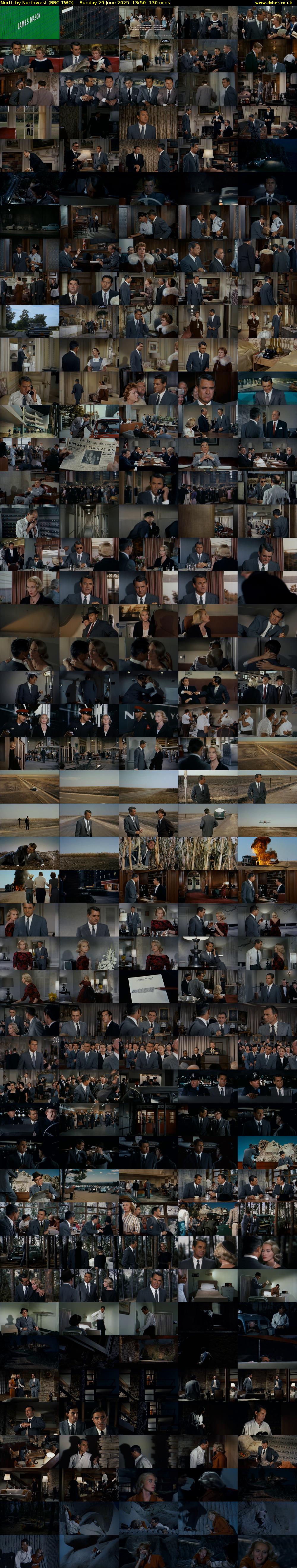 North by Northwest (BBC TWO) Sunday 29 June 2025 13:50 - 16:00