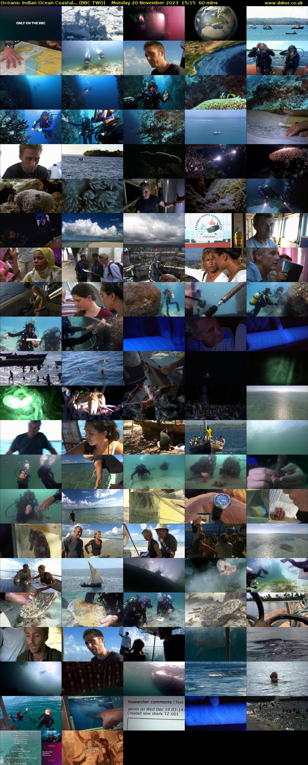 Oceans: Indian Ocean Coastal... (BBC TWO) Monday 20 November 2023 15:15 - 16:15
