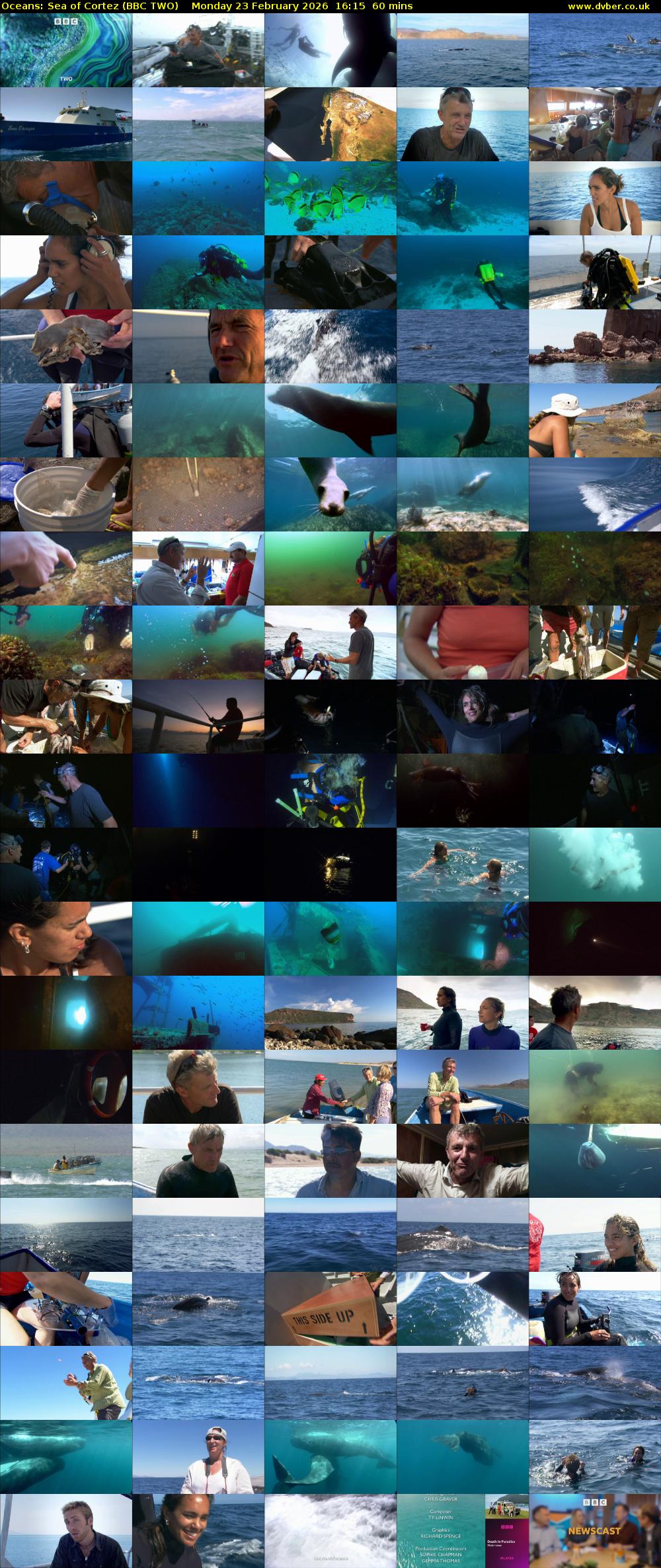 Oceans: Sea of Cortez (BBC TWO) Monday 23 February 2026 16:15 - 17:15