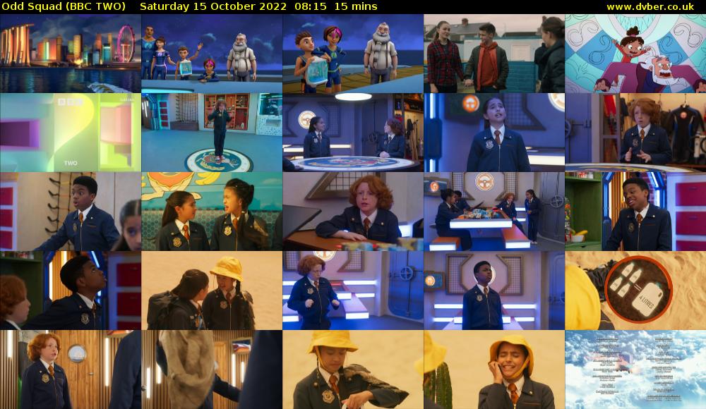 Odd Squad (BBC TWO) Saturday 15 October 2022 08:15 - 08:30