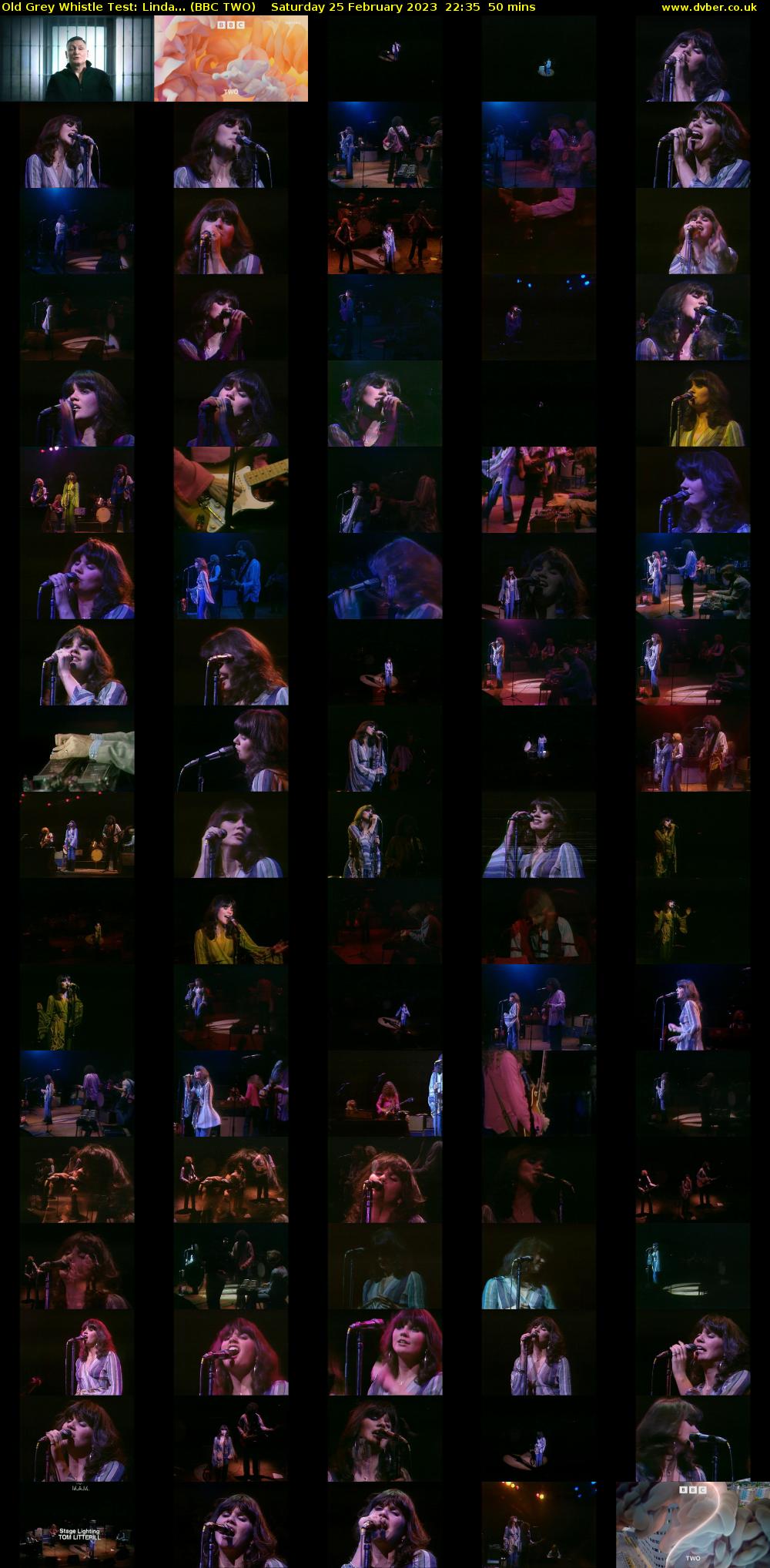 Old Grey Whistle Test: Linda... (BBC TWO) Saturday 25 February 2023 22:35 - 23:25