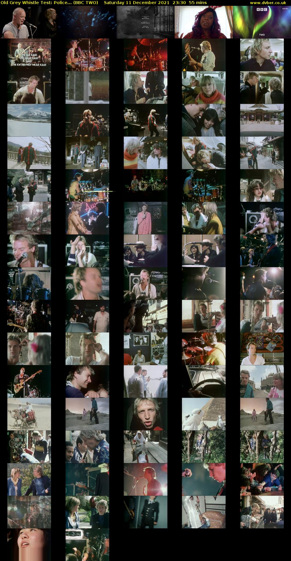 Old Grey Whistle Test: Police... (BBC TWO) Saturday 11 December 2021 23:30 - 00:25
