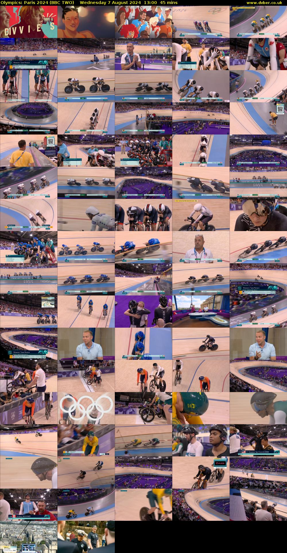 Olympics: Paris 2024 (BBC TWO) Wednesday 7 August 2024 13:00 - 13:45